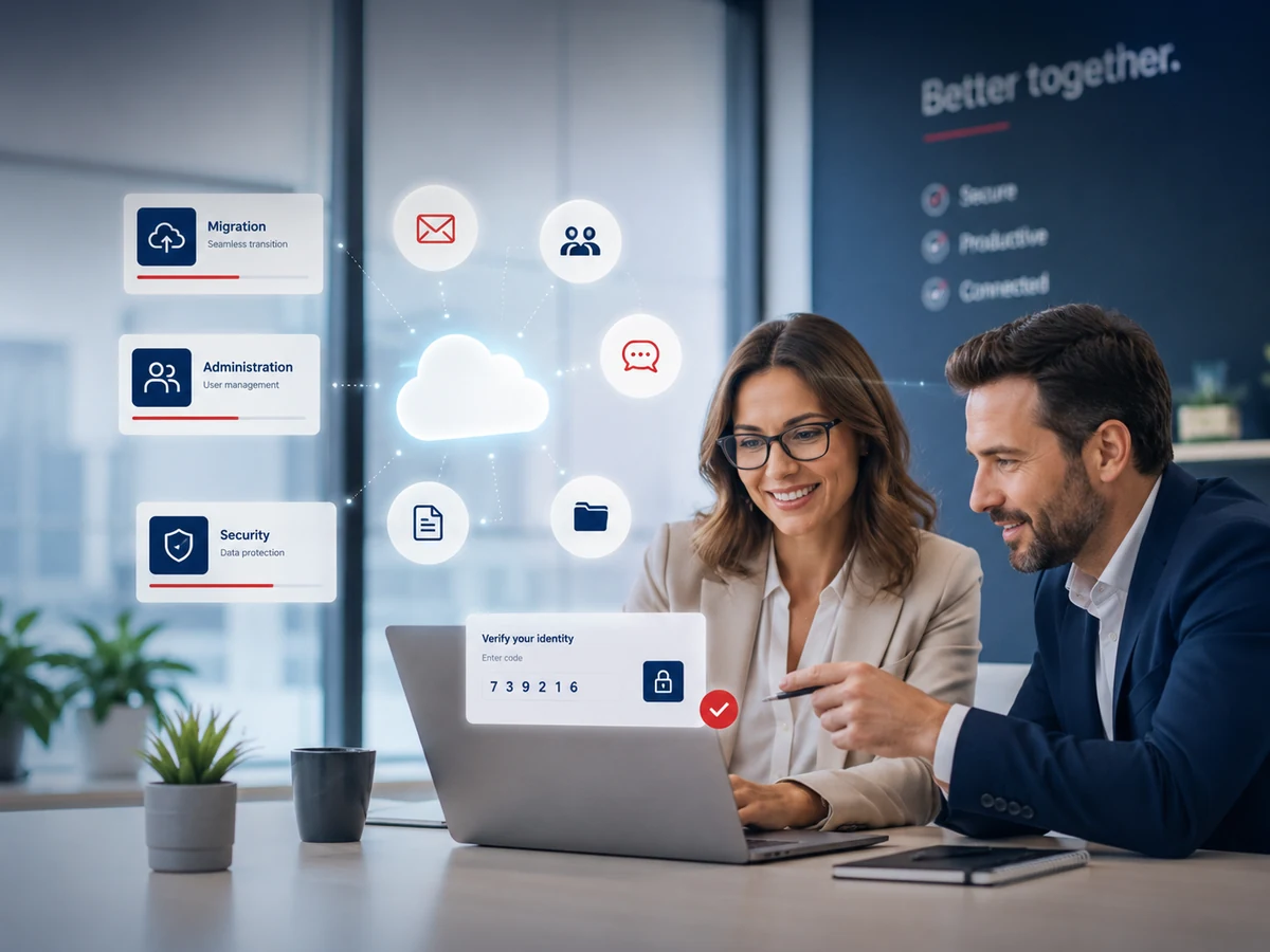 ניהול Microsoft 365, מיגרציות, הרשאות ואבטחה לעסקים